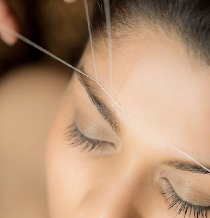 Eyebrow and Upper Lip Threading